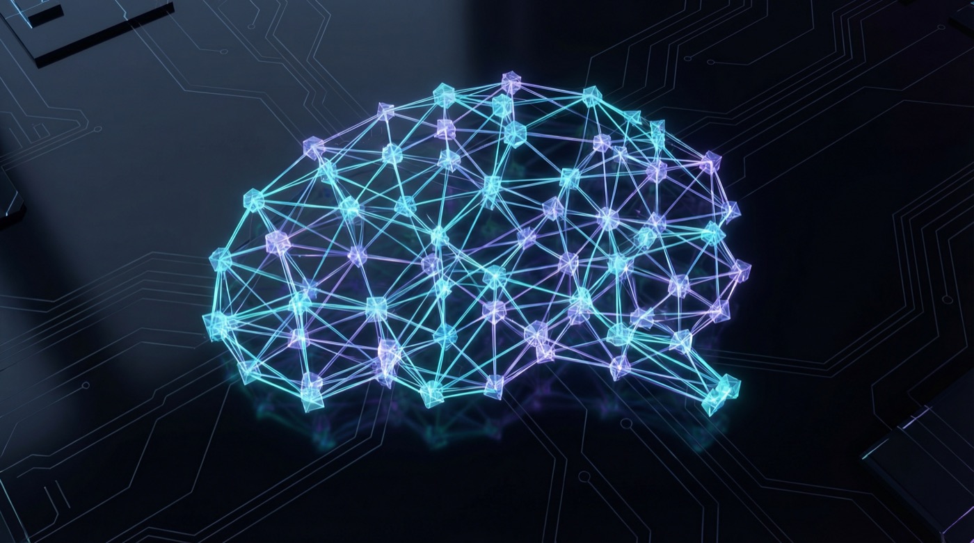 Abstract visual for the CyberHealth AI concept